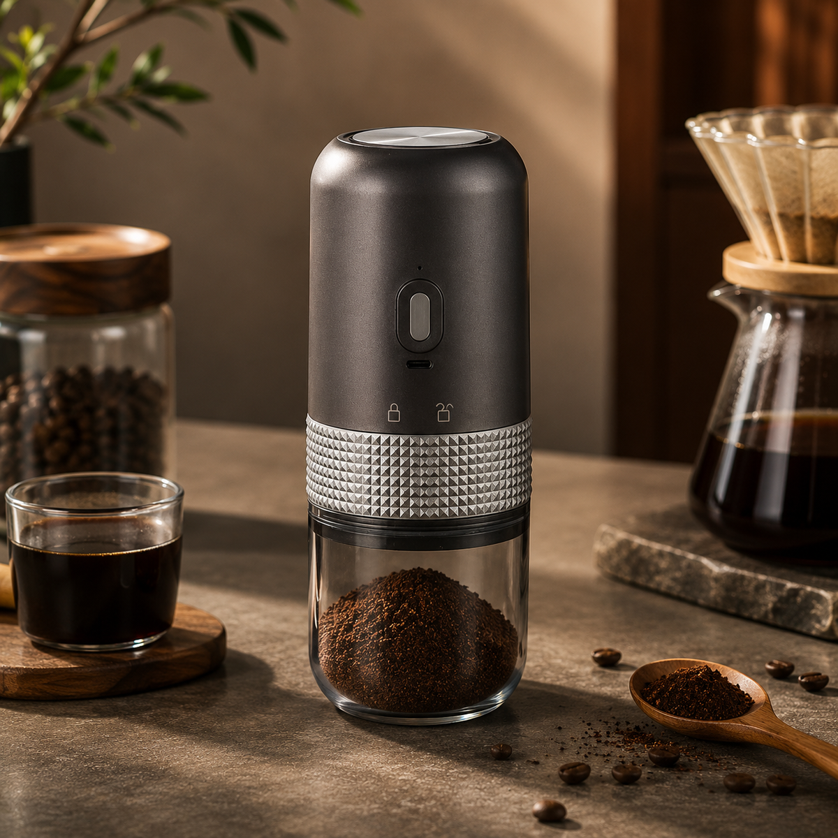 GoBrew™ Portable Electric Coffee Grinder